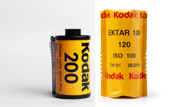 135 and 120 film