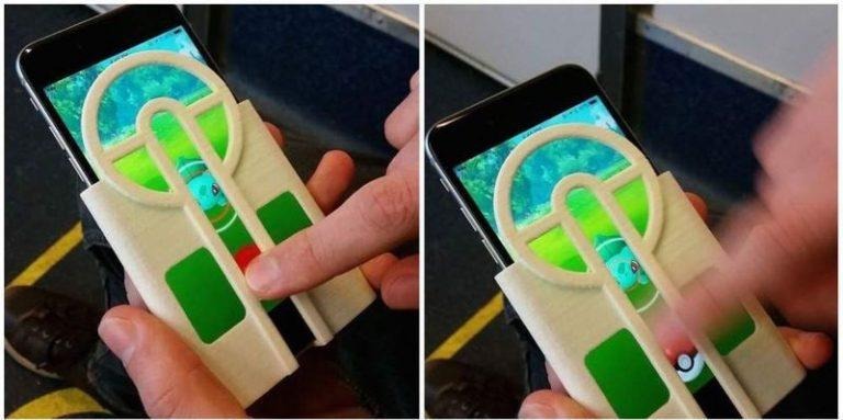 3D-printed Pokemon Go screen cover makes every ball throw perfect