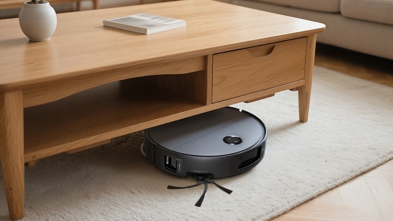 3i Q10 Ultra under working a desk with low clearance