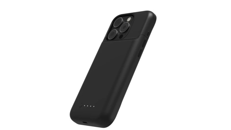 The Mophie juice pack charging case for the iPhone 15