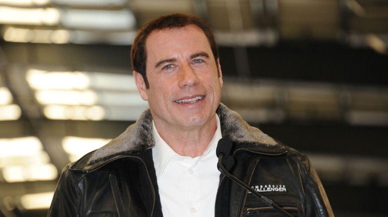 John Tavolta at a Bombardier event