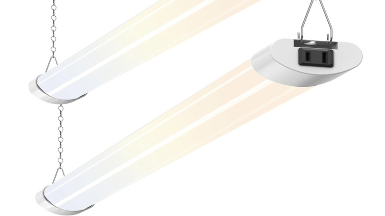 Two ALUSSO LED shop lights