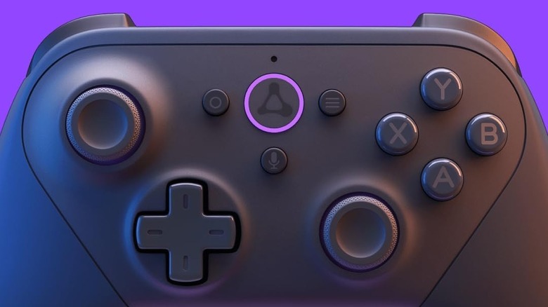 close up of the Luna cloud gaming controller