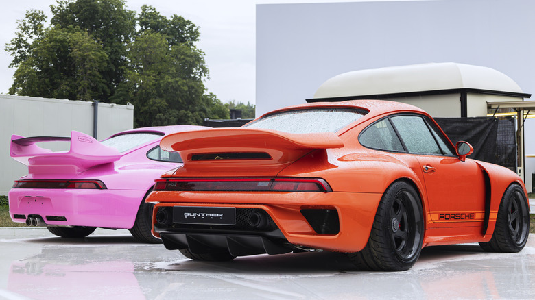 Orange and pink Gunther Werks Porsche Cars