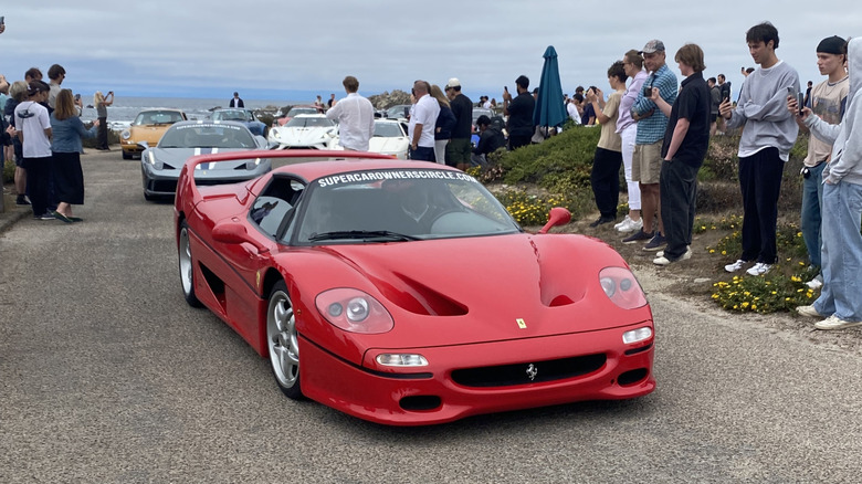 Ferrari and other supercars at Monterey Car Week
