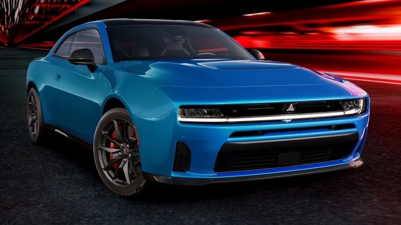 Front 3/4 static shot of the Dodge Charger Sixpack