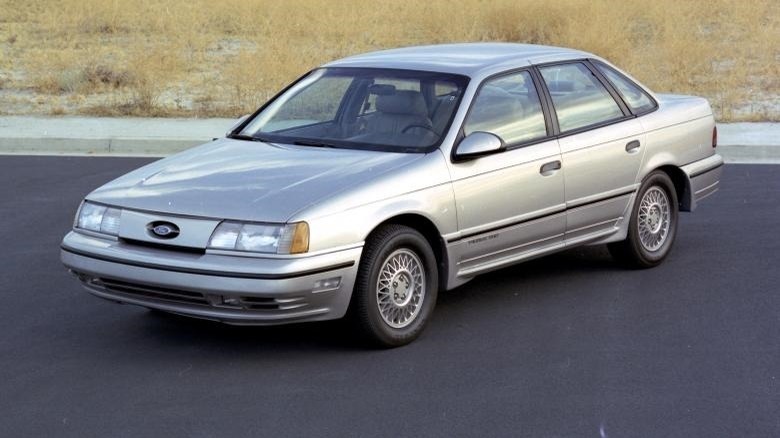 Parked 1989 Ford Taurus SHO