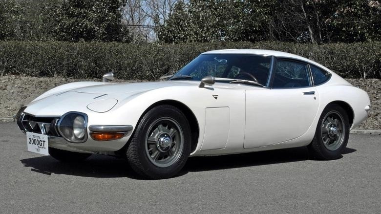 Front-left static shot of the 1967 Toyota 2000GT