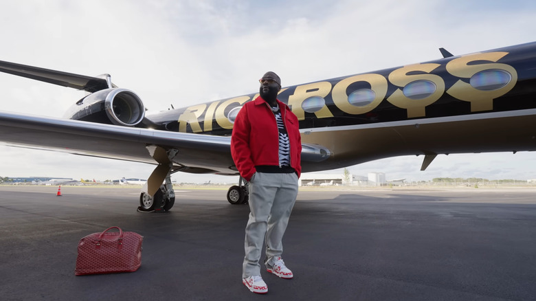 rick ross with his g550