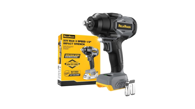 ReliaRoads 1/2-inch impact wrench on a white background