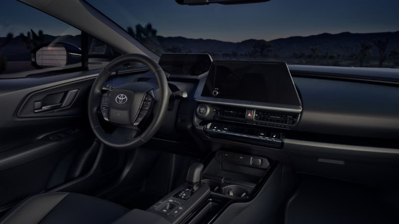 Toyota Prius hybrid interior cabin