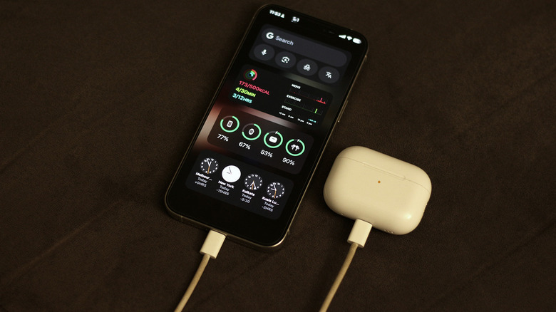 Charging AirPods with an iPhone
