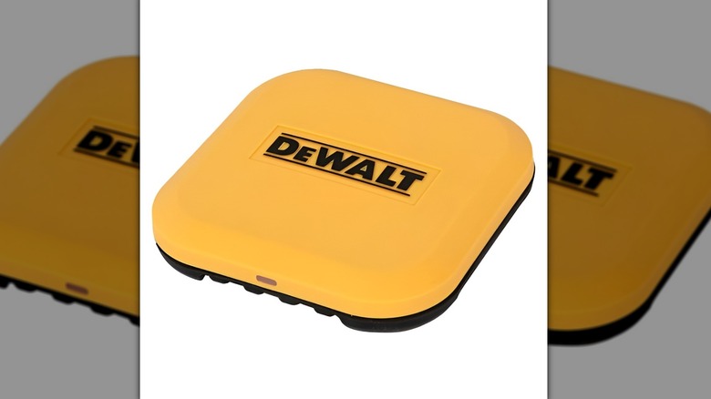 DeWalt charger on white background