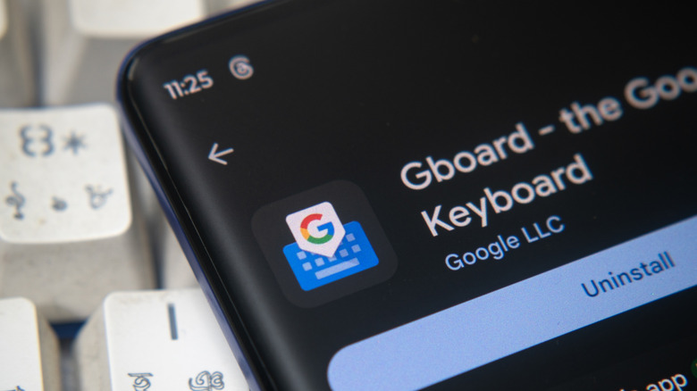 Gboard app on an Android phone