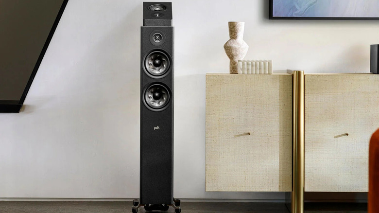 The Reserve R500 standing speaker from Polk