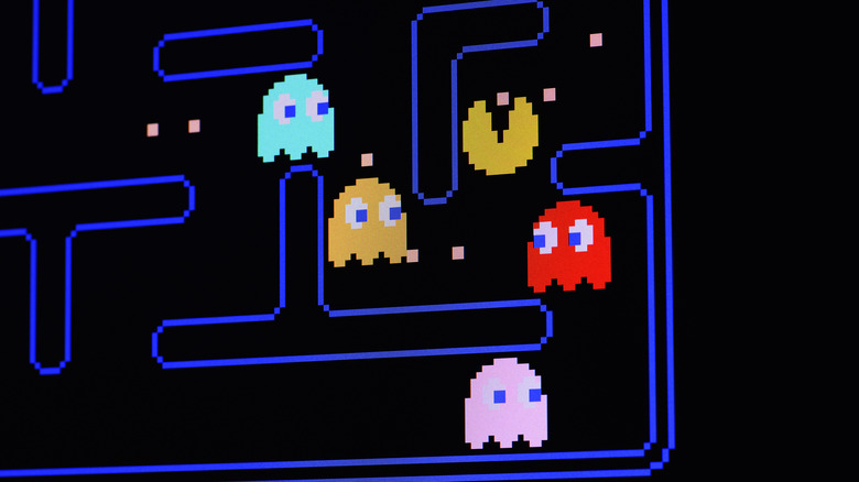 Pac-Man on an arcade machine