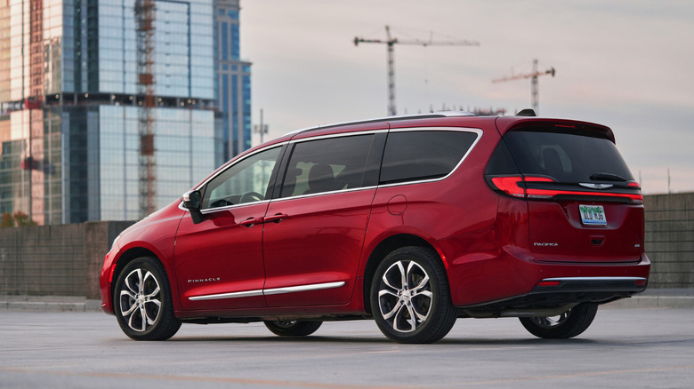 2026 Chrysler Pacifica in Red Hot color