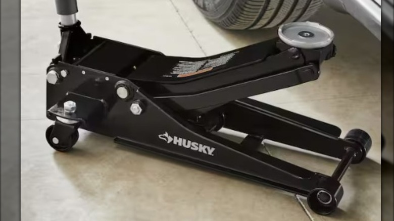 The Husky 3/ton floor jack from Home Depot.