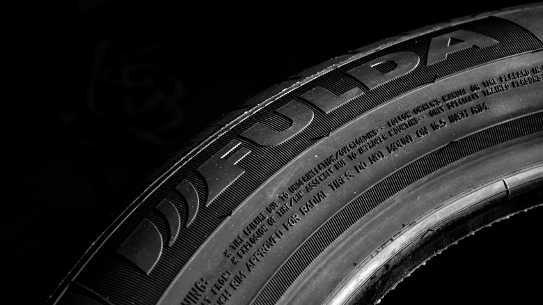 Close-up of Fulda tire