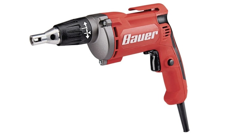 Bauer 5-Amp Variable-Speed Drywall Screwdriver with Adjustable Nosepiece