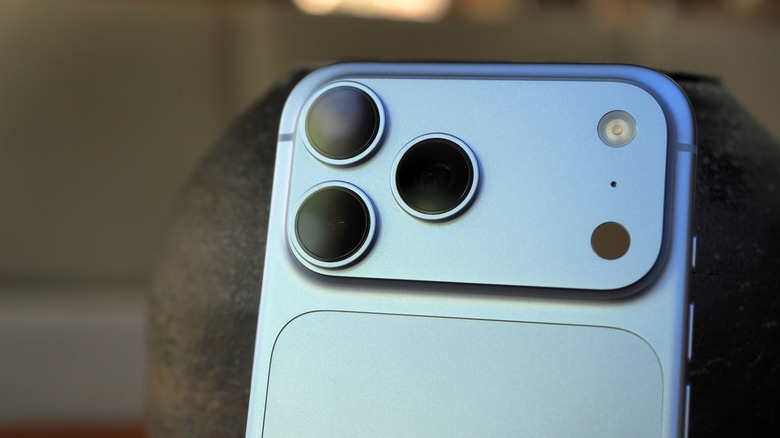 A close up of the iPhone 18 Pro's camera module.