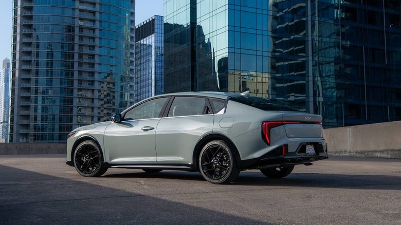 kia k4 on city garage top