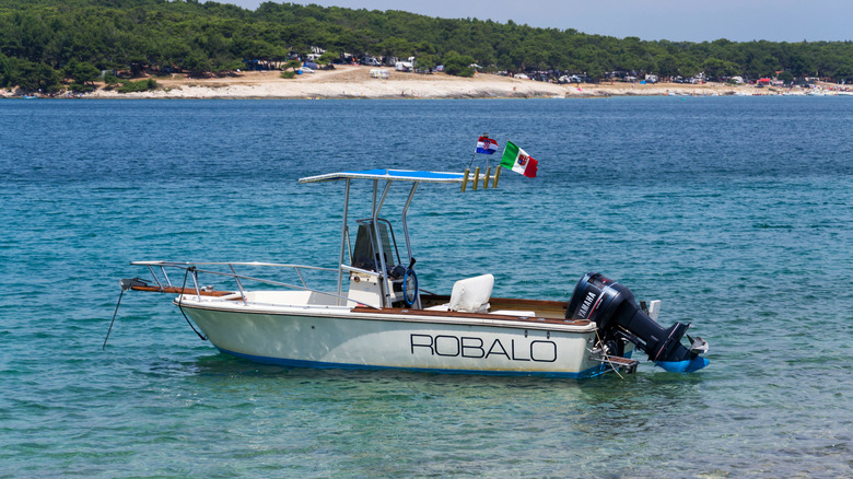 Robalo boat on water