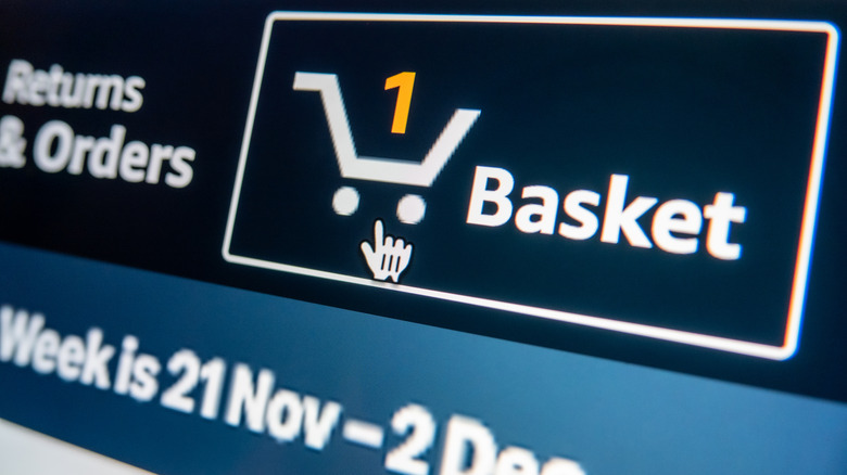 Amazon cart icon