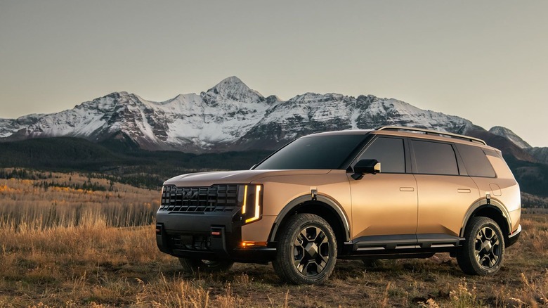 2027 Kia Telluride X-Pro SX Prestige shown in Terrain Brown Matte