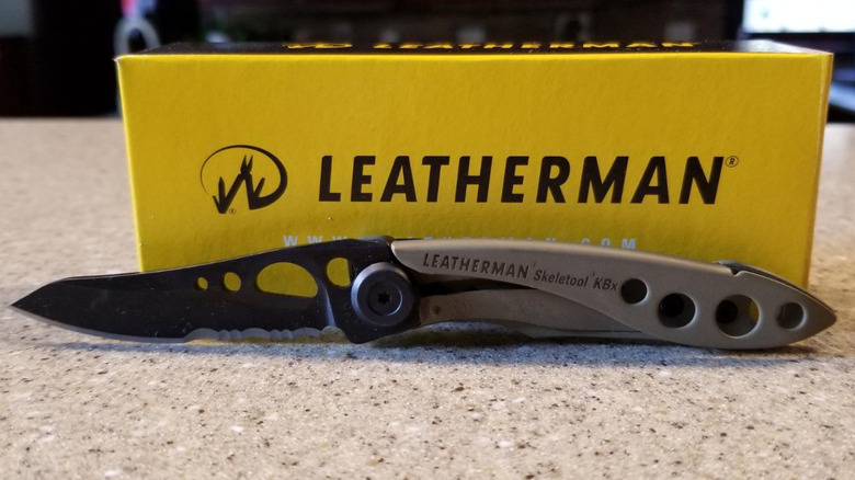 The Leatherman Skeletool multitool