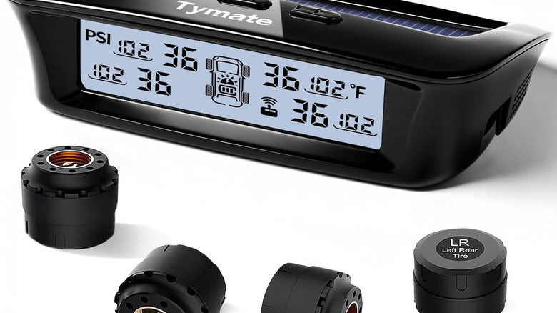 Tymate solar tire pressure monitoring system