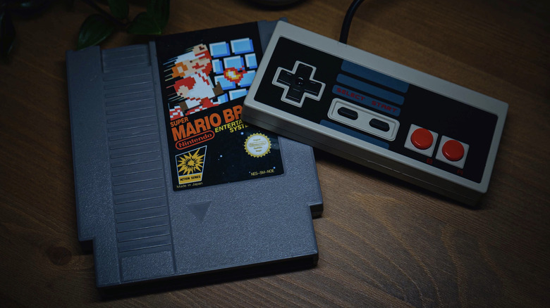 "Super Mario Bros" NES cartridge