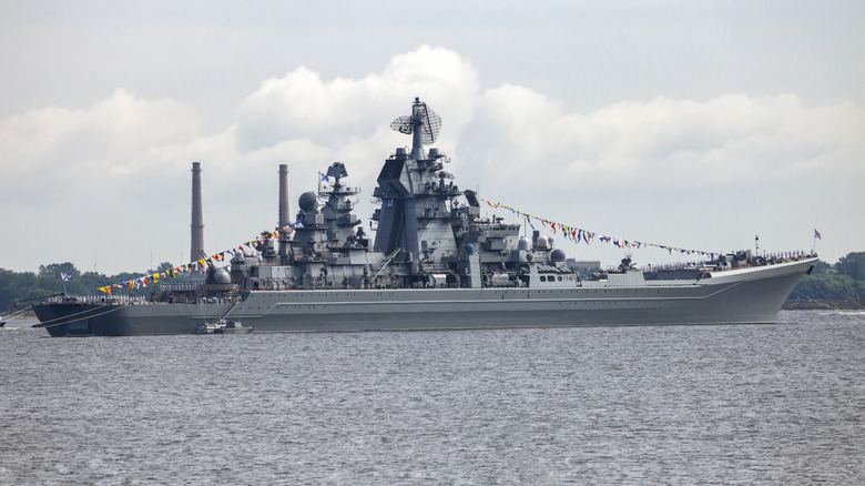 Russian battlecruiser Pyotr Veliky