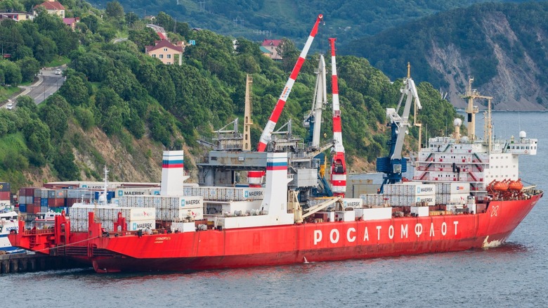 Russian merchant ship Sevmorput