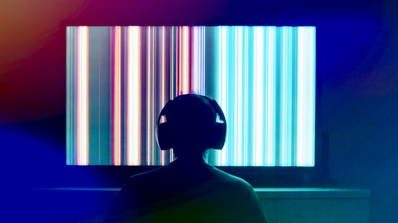 Listening to TV with headphones