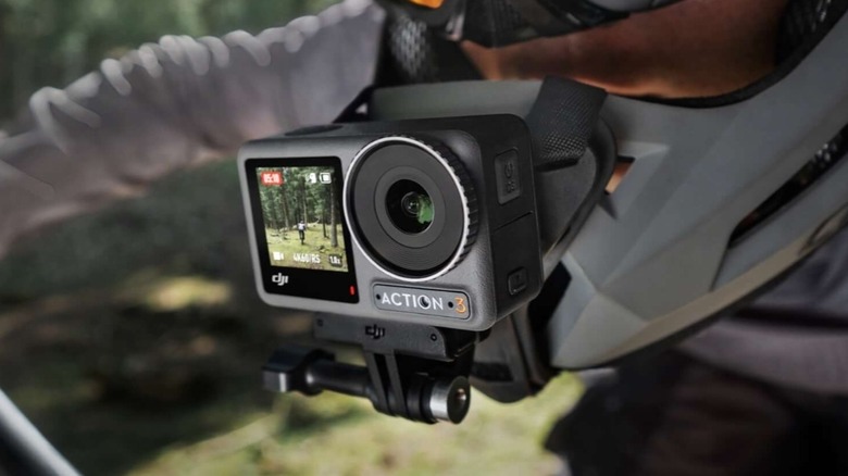 DJI Osmo Action 3 mountainbiking