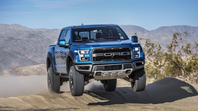 2019 Ford F-150 Raptor in desert