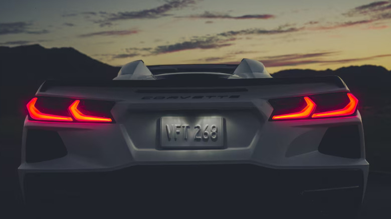 C8 Corvette Stingray back view