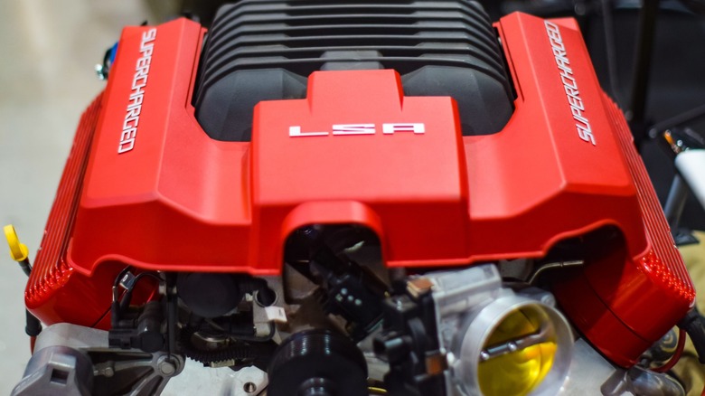 The supercharged LSA in a fifth-generation Chevrolet Camaro ZL1