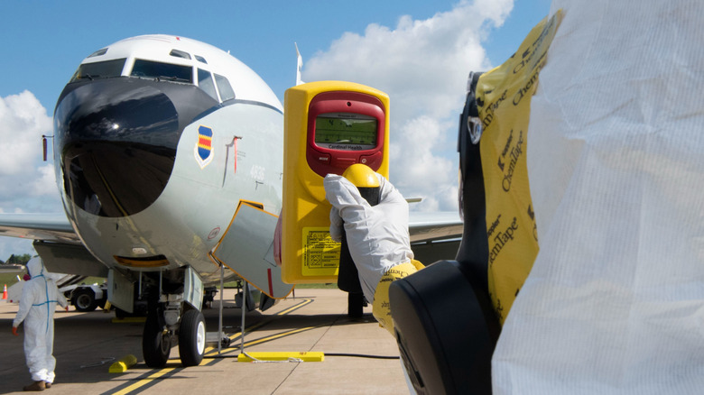 WC-135 Constant Phoenix Aircraft During Radiological Recovery Plan Training.