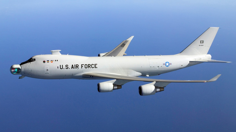 Image of YAL-1A Airborne Laser In Flight.