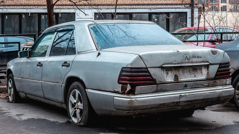 Abandoned W124 Mercedes-Benz