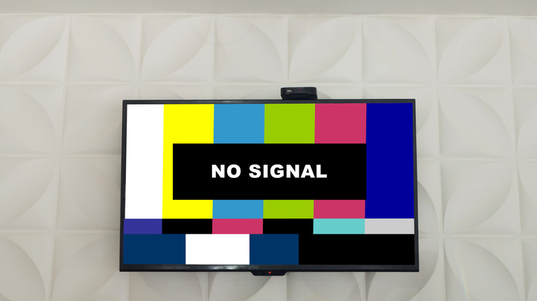Signal loss on flat screen TV