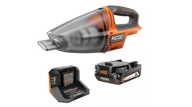 18V Cordless Hand Vacuum Kit with 2.0 Ah Battery and Charger