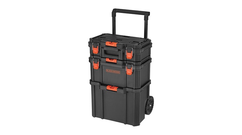 A black and decker modular tool box system