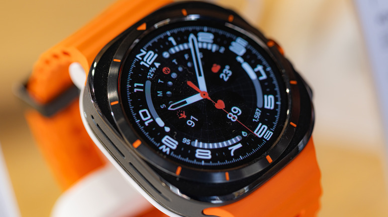 Close up of the Galaxy Watch Ultra