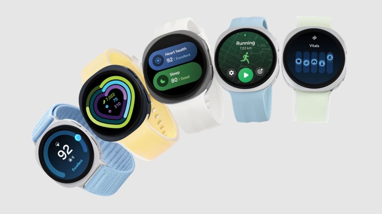 Different colors of the Samsung Galaxy Watch9