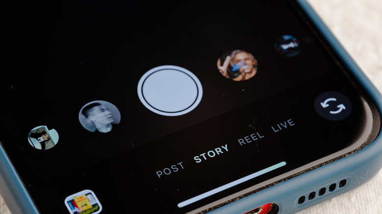 Instagram with Camera black on iPhone
