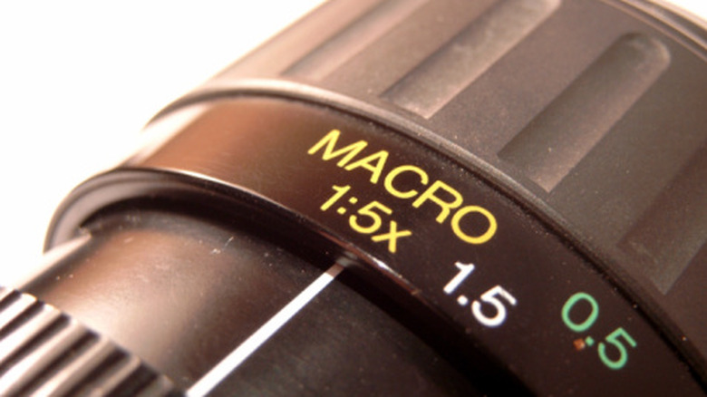 Close-up of a camera lens