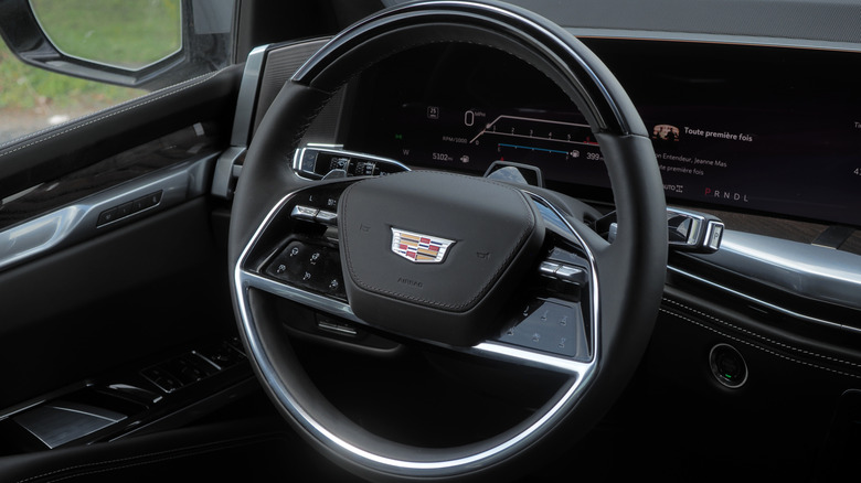 2026 Cadillac Escalade steering wheel